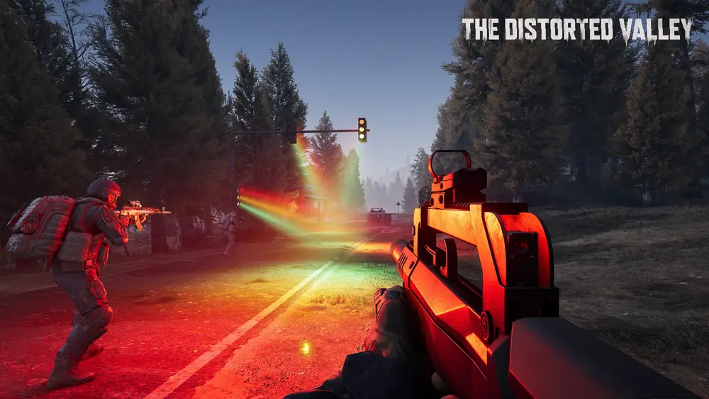 A tense extraction firefight in Arena Breakout Infinite